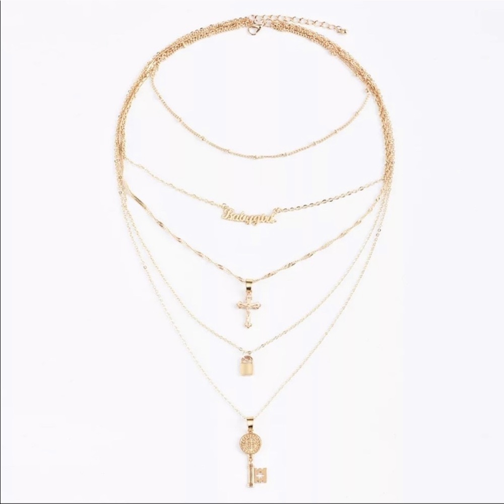 3/$30 💛 Multi Layer Pendant Necklace - Picture 3 of 6